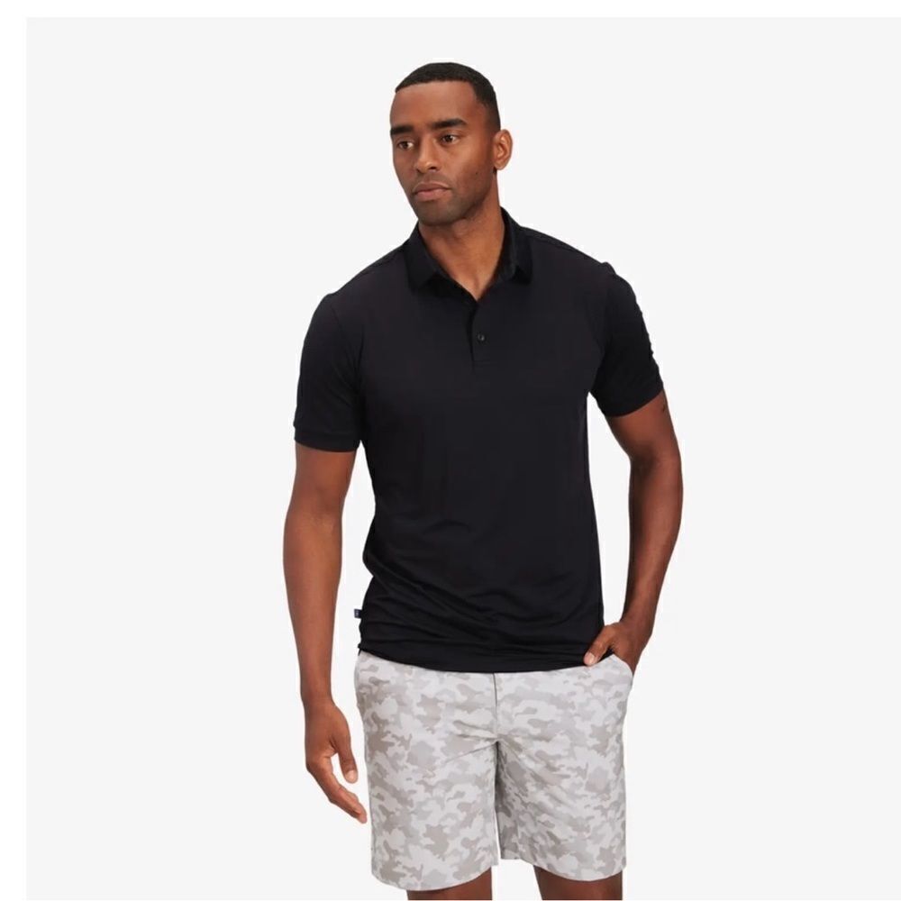 mizzen + main Black Size Small Golf Polo‎